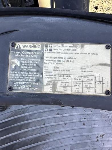 Refurbished 2007 Hyster H360HD