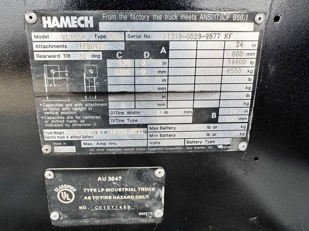 Used 2018 Clark / Hamech V155P