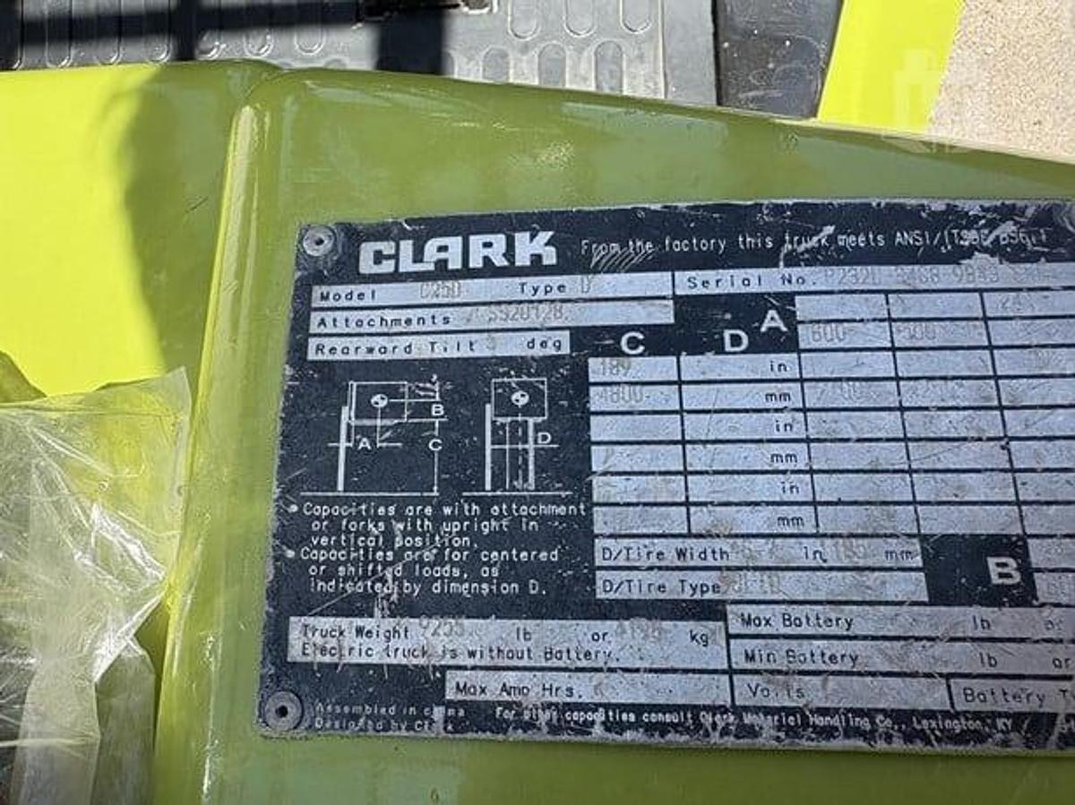 Used 2016 Clark C25L