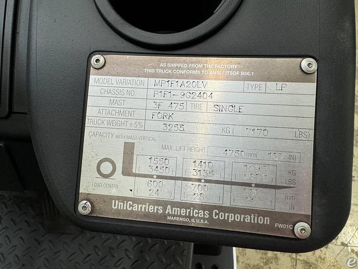 Used 2014 Unicarriers PFS40