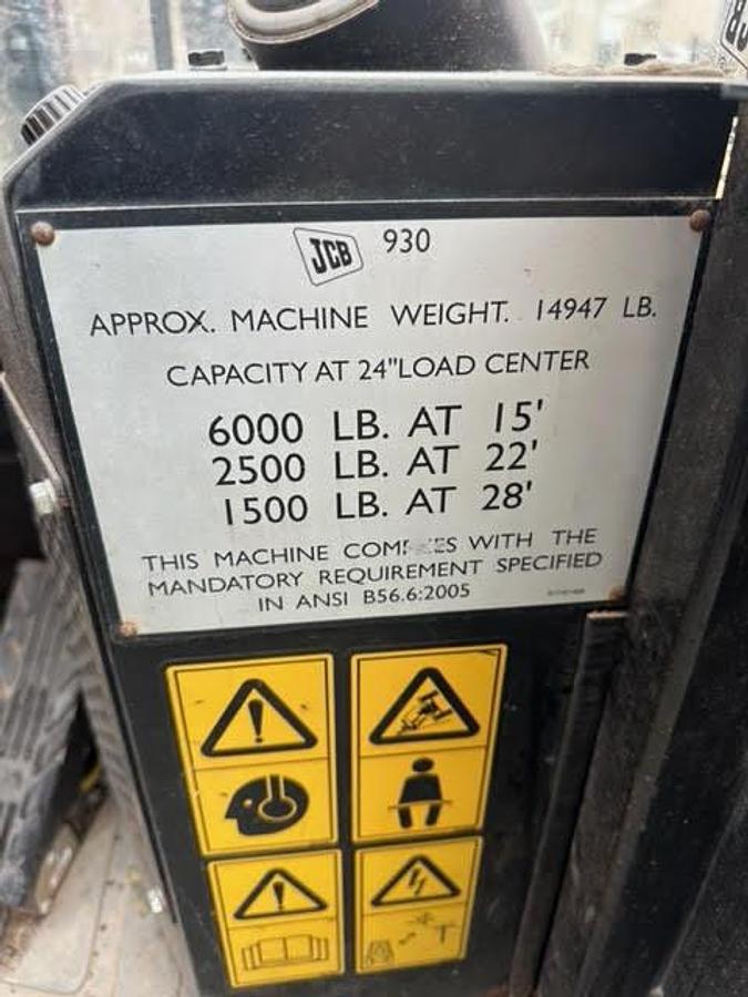 Used 2015 JCB 930