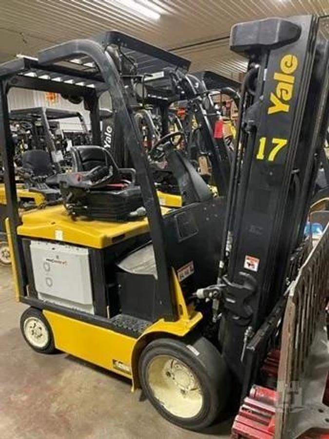 Refurbished 2018 Yale 48 Volt 6,000 Lb Electric Forklift