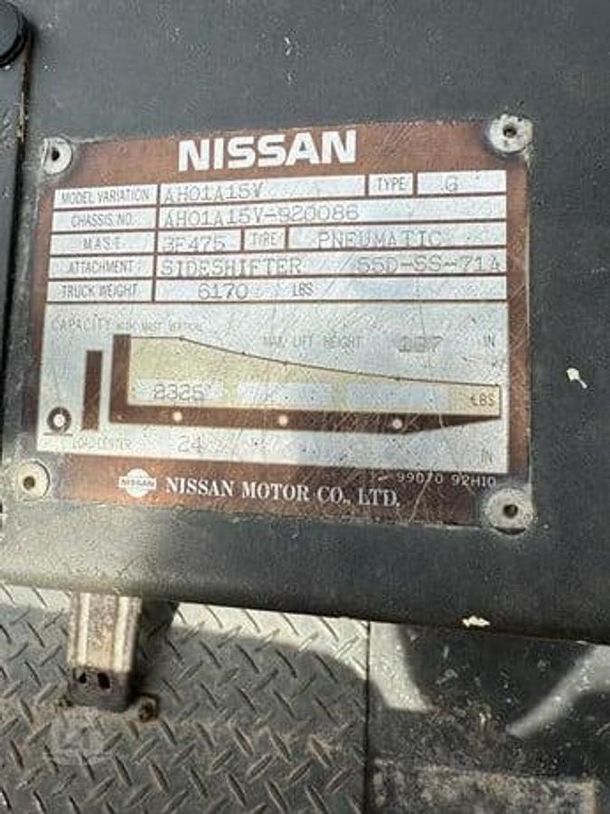 Used 2000 Nissan AH01A15V