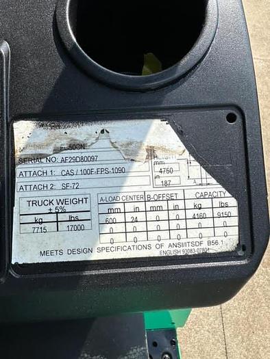 Used 2012 Mitsubishi FG50CN