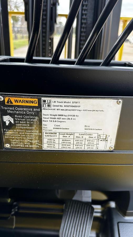 Used 2016 Hyster S70FT