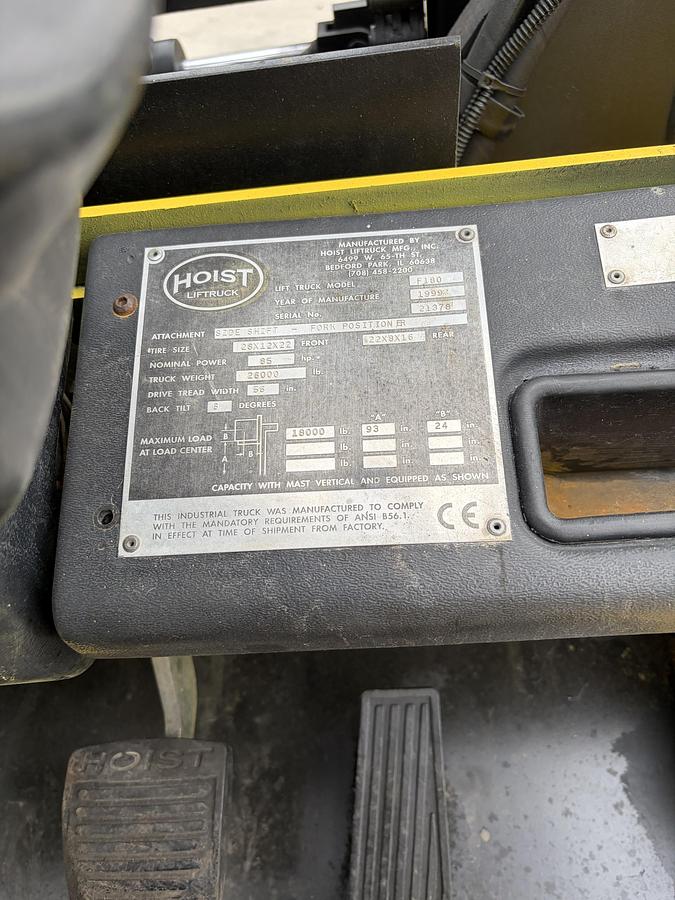 Used 2004 HOIST F180