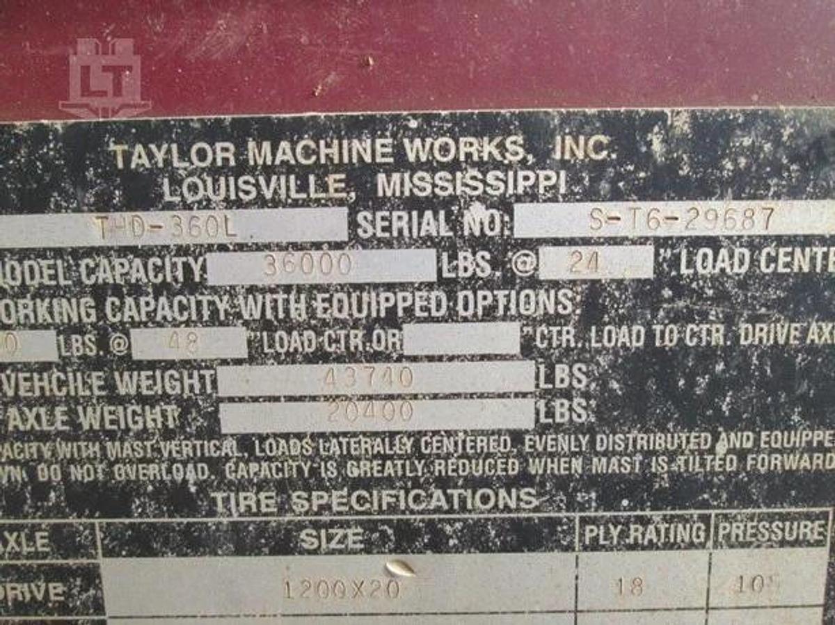 Used WOW! 2001 Taylor THD360