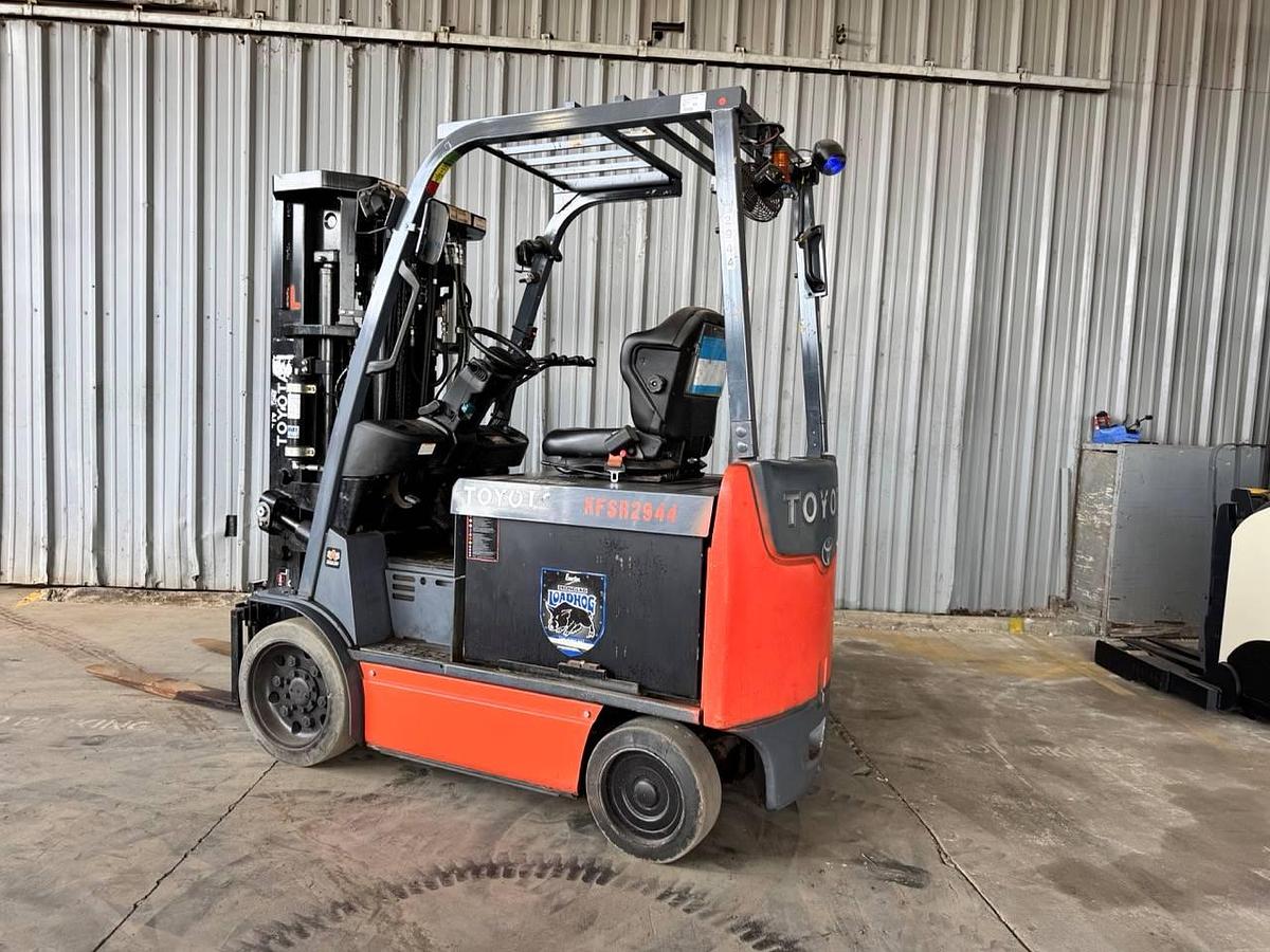 Refurbished RECONDITIONED: 201 Toyota 5,000 Lb. Electric Forklift! 36 OR 48 Volt!