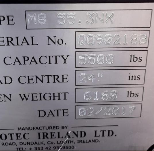 Used 2017 Moffett M8 Piggyback