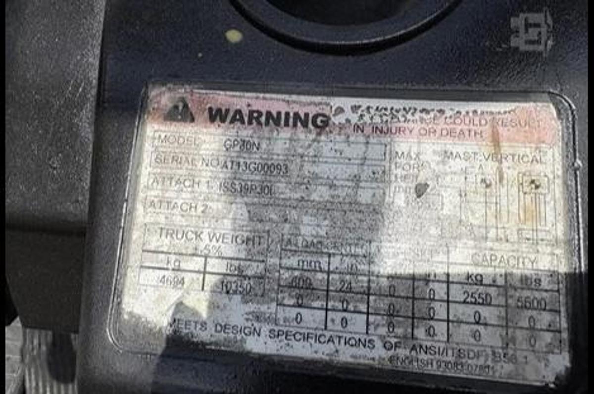 Refurbished 2018 CAT GP30N