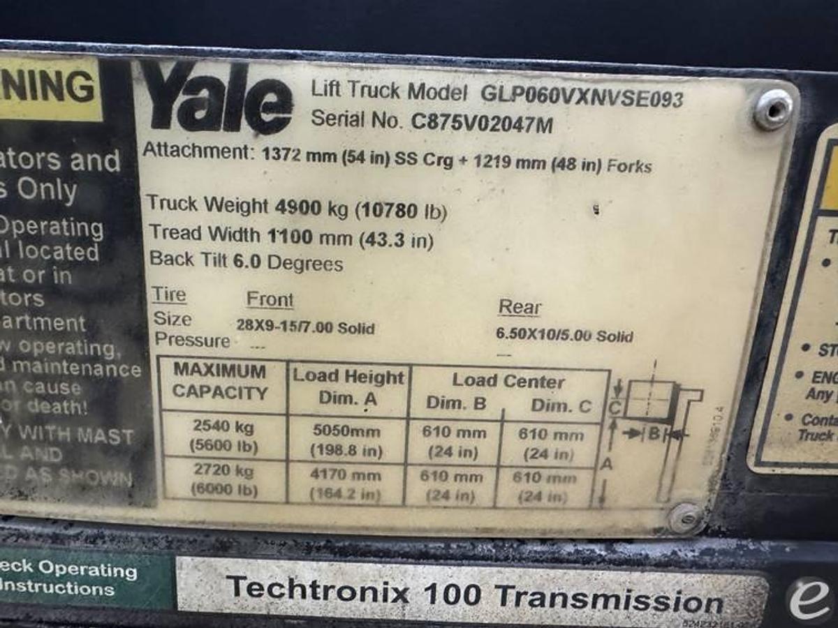 Used 2014 Yale GLP060VX