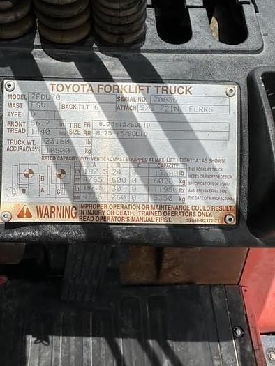 Used 2013 TOYOTA 7FDU70