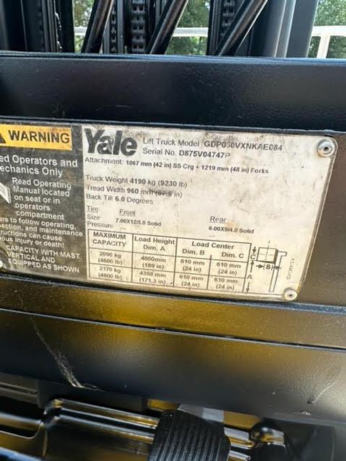Refurbished 2016 Yale GDP050VX