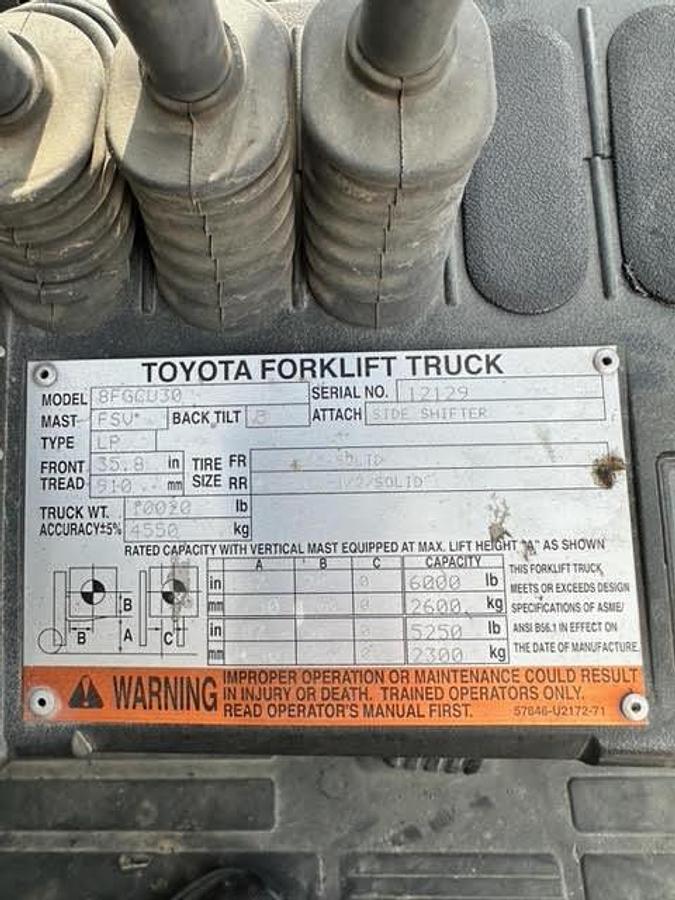 Used 2008 Toyota 8FGCU30