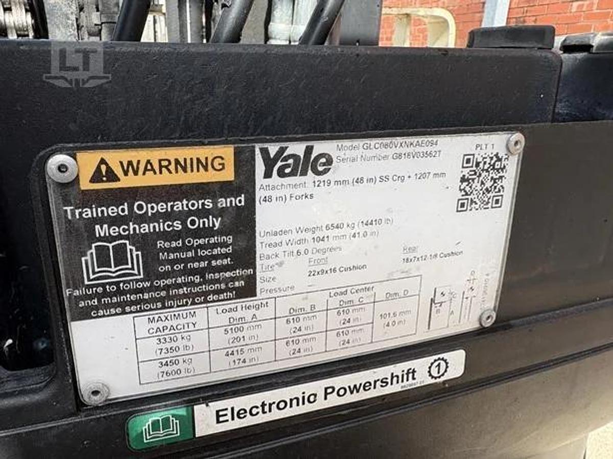 Used 2019 Yale GLC080VX