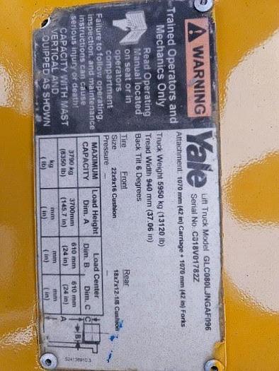 Used 2002 YALE GLC080LJ