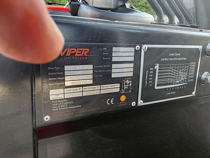 2023 Viper FY25 LPG Fueled Forklift