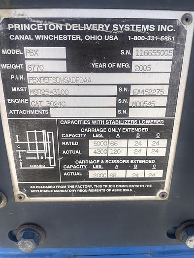 Used 2005 Princeton PBX