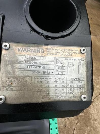 Used 2012 Mitsubishi FG50CN