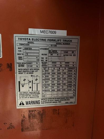 Used 2012 Toyota 7BNCU20