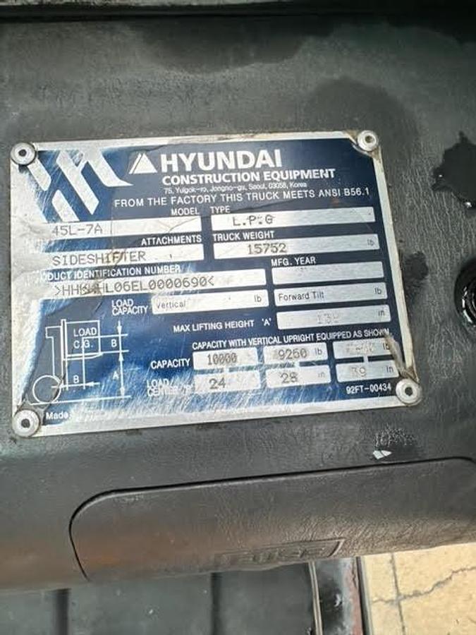 Refurbished 2020 Hyundai 45L-7A