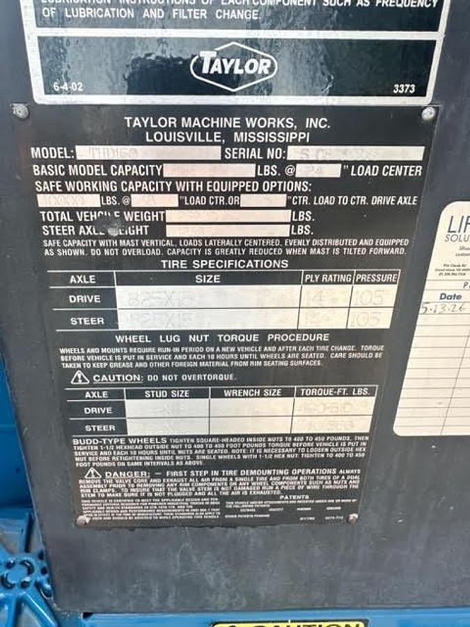 Used WOW! 2005 Taylor THD160