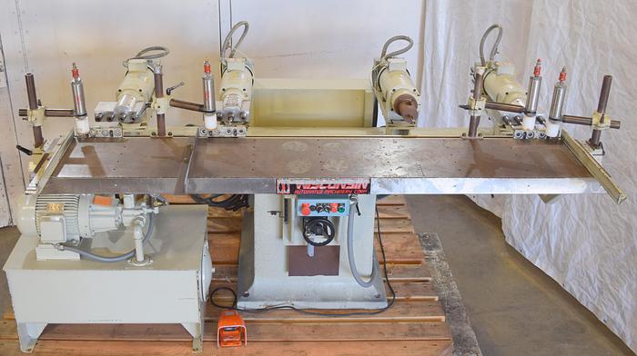 Used Wisconsin B20-M multiple spindle horizontal drilling machine