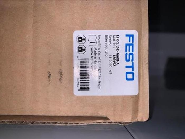 Festo 186492 Filter Regulator Unit, Model LFR-1/2-