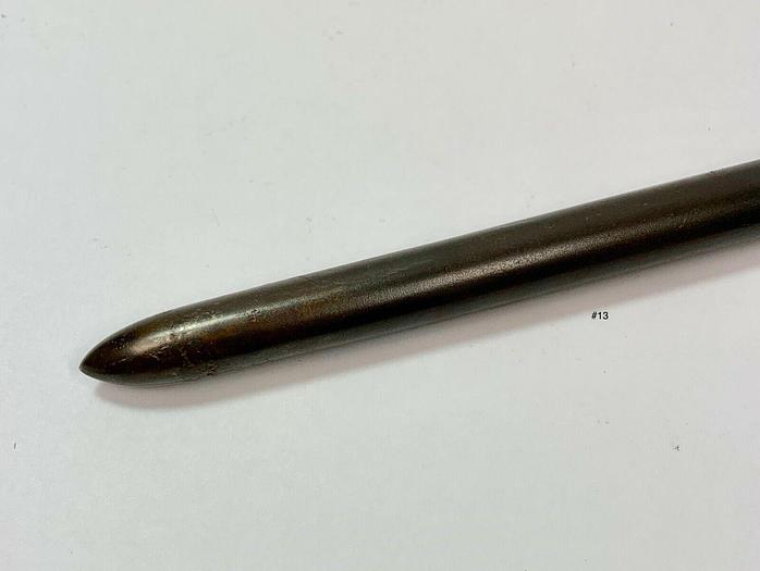 Used Metal Spinning Tool Small Pointed Parabolic Tip End  12" x 1/2" (101252)