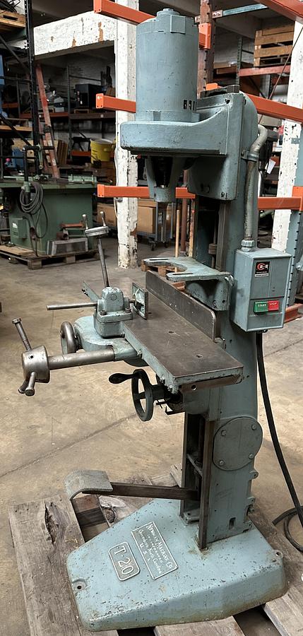 Used Newman T-20 Mortiser 1/2hp ~ 3ph ~ 208-2200/440  