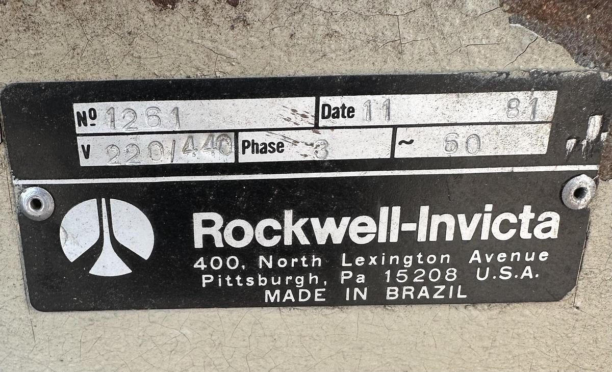 Used Rockwell 24" Planer # 1261 5hp 230V 3ph