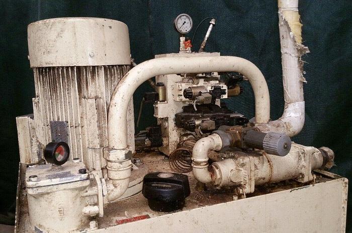 Used 15hp Hydraulic Pump Tank Control Breitenbach Reservoir Vickers VEM Hydrotechnik