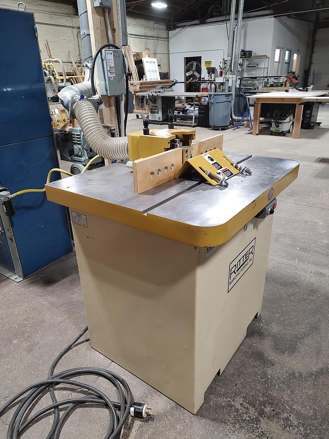 Used Ritter # R1012531 Shaper w/ 1 1/4" Spindle, 3hp , 1ph