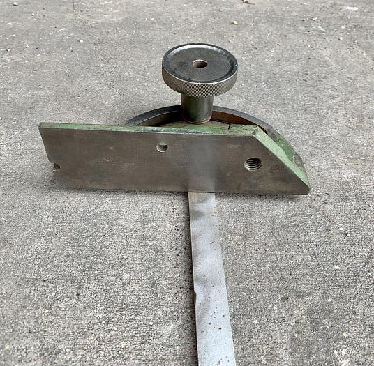 Used Unknown 7" Miter Gauge Head & 34" x 3/4" Bar   (101886)