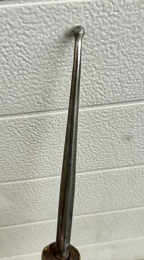 Used Metal Ball Tipped Hook Spinning Tool ~ 21" Length 5/16 Ball Tip ~ (5804)