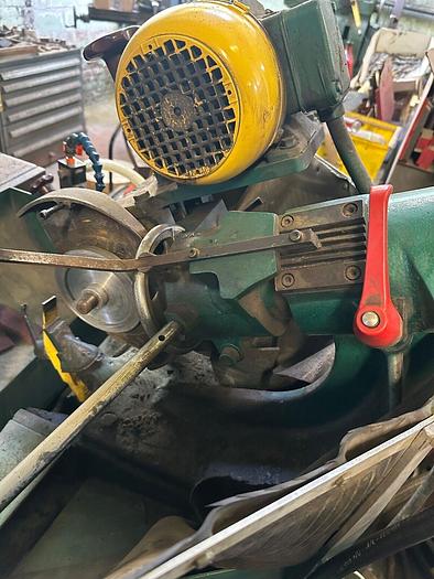 Used Wadkin Profile Grinder # NX156 Wired 220V 3ph w/ Arbor for W&H Knives (5942)