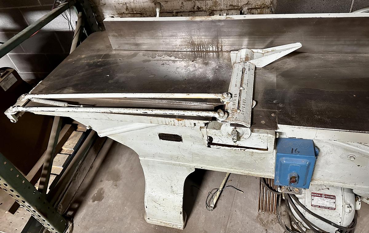 Used 20" Joiner Jointer w/ Belt Drive Motor 3hp ~ 4 Knife Head ~ 220/440 ~ 3ph