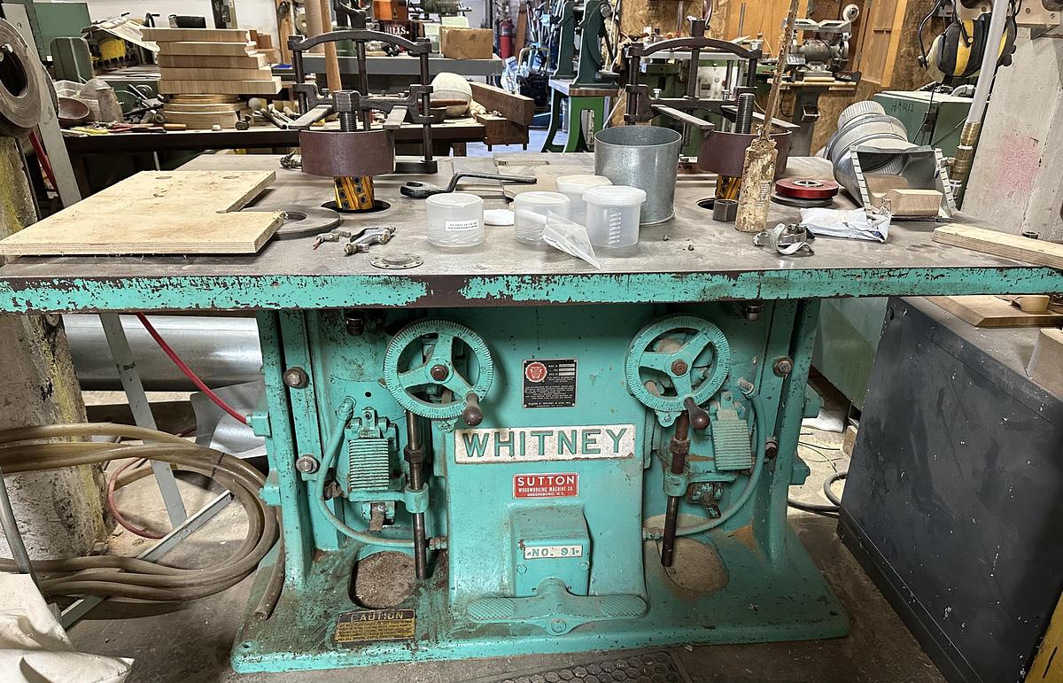 Used Whitney # 91 Double Spindle Shaper
