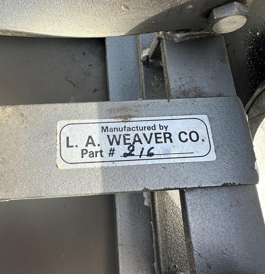 Used LA Weaver Shaper  1 1/4" Spindle ~ 220V ~ 1ph Tenon Jig Panel Hold Down +