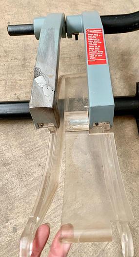 Used Delta # 34-976 Deluxe Uniguard Table Saw Blade Guard  (101461)