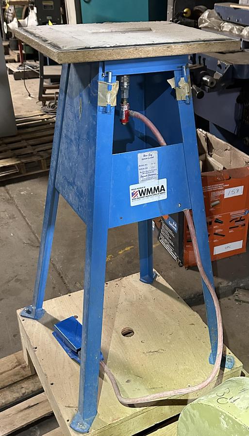 Used Her Saf Air Vac Clamp/ Vise # AVCQC