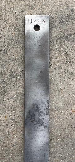 Used Table Saw Filler Bar  35-1/2" Bar Length 1-1/2" Bar Wid 3/8" Bar Thickness(6060)