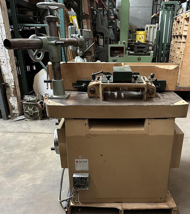 Used SCMI T-160 Shaper 3ph, 220V, 7.5 hp w/ 1 1/4Spindle