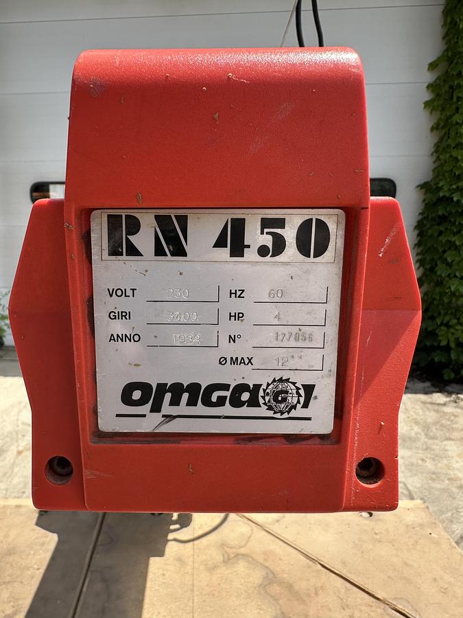 Used Omga / Derda 12" Radial Arm Saw # RN450 ~ 230V ~ 4hp