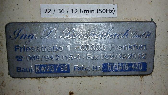 Used 15hp Hydraulic Pump Tank Control Breitenbach Reservoir Vickers VEM Hydrotechnik