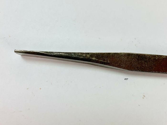 Used Metal Spinning Tool 5/8" Wide Flattened Tip End 9 1/2" x 3/8" (101266)