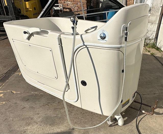 Used Invacare 65" Free Standing Side Entry / Handicap Accessible Whirlpool Tub (6355)