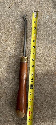 Used Metal Hooked Spinning Tool ~ 17" Length ~ (5805)