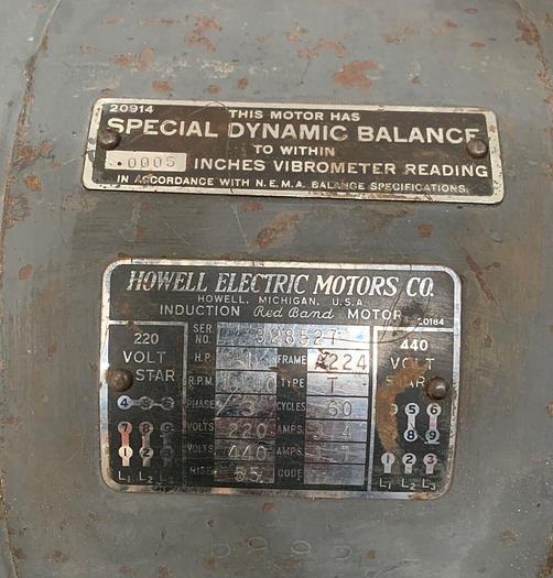 Used Ekstrom Carlson #18 Pump Drum Sander 1hp 3ph 220/440V (101758)