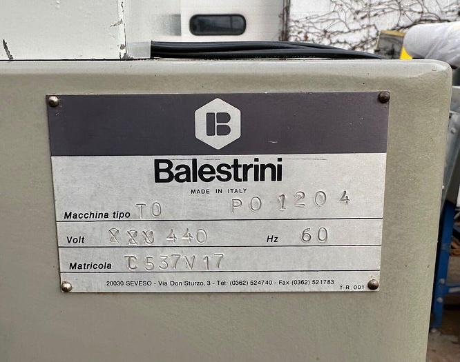 Used Balestrini TO Round End Tenoner (5941)